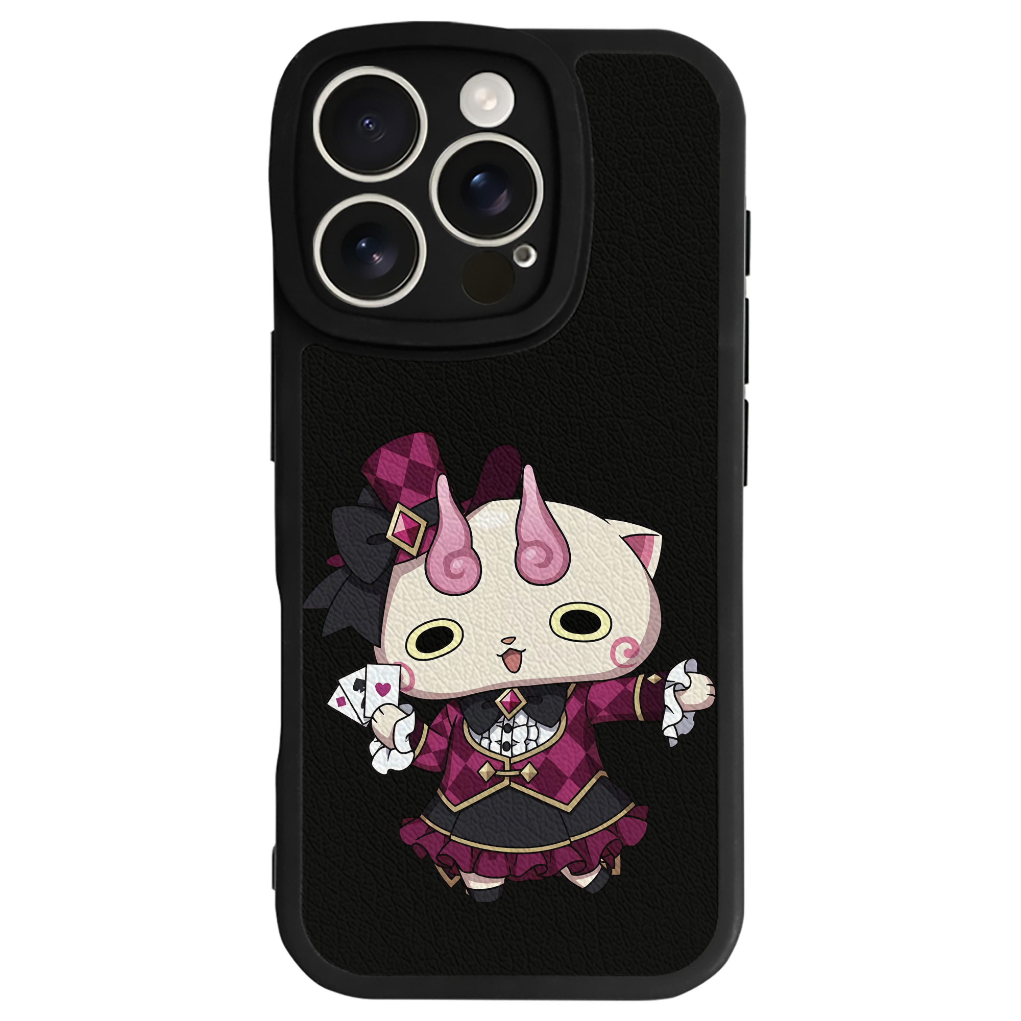 （画像用） 妖怪ウォッチ Yo-kai Watch 【iPhone 16シリーズ対応】シリコンスマホケース（レザー調） 材質：シリコン